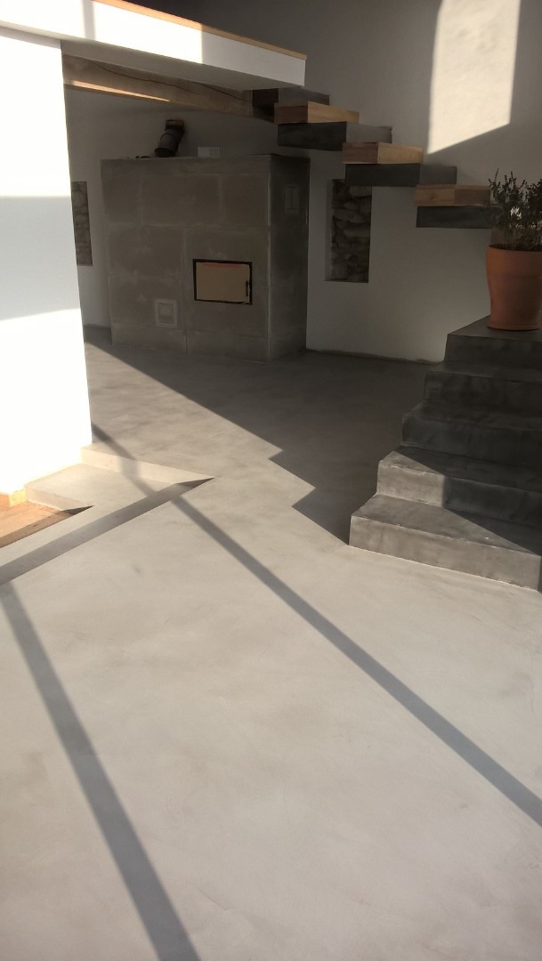 Béton ciré à Rieux de Pelport