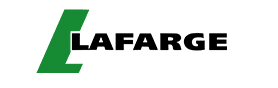 Logo Lafarge : Identité visuelle du leader mondial du ciment Logo Lafarge avec un L stylisé vert et le nom de la marque en noir, emblème de l'industrie de la construction.